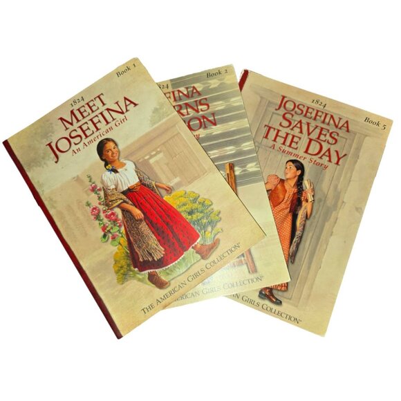 American Girl Josefina Pleasant Company 3 Book Set Meet/Learns Lesson/Saves Day - Picture 1 of 9